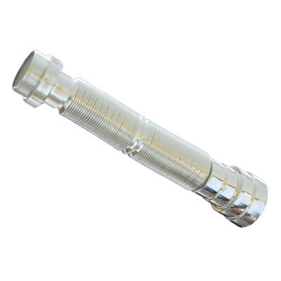 SIFÓN PVC SIMPLE CROMADO