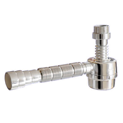 SIFÓN PVC BOTELLA SIMPLE CROMADO